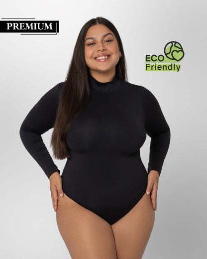 PREMIUM InvisiShape | Eco 🌱 Shaping Body mit langen Armen & Rollkragen
