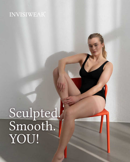 PREMIUM | Shapewear Panty Bodysuit | Extra wide straps | Medium Shape