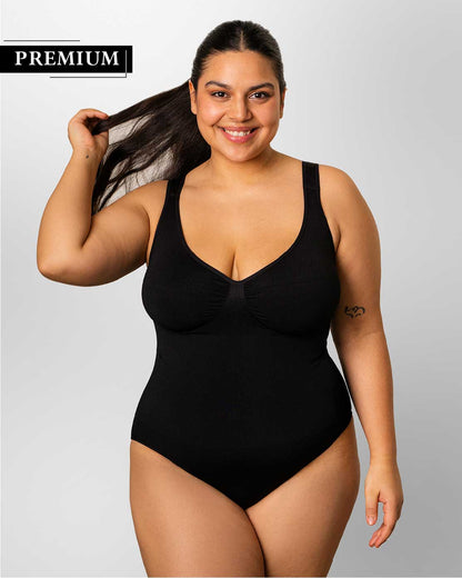 PREMIUM | Shapewear Panty Bodysuit | Extra wide straps | Medium Shape