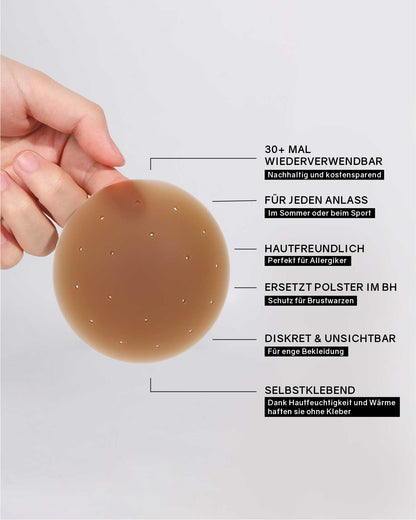 InvisiPads - Atmungsaktive Nippelcover