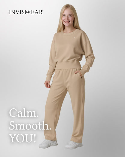 Loungewear - Hose mit ausgestelltem Bein