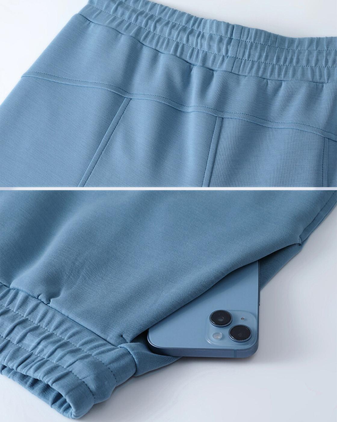 Loungewear - Hose mit ausgestelltem Bein