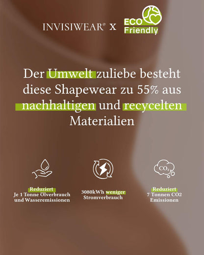 PREMIUM InvisiShape | Eco 🌱 Shaping Body mit langen Armen & Rollkragen