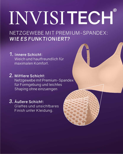 InvisiBra "Comfy" - Wireless Feel-Good Bra