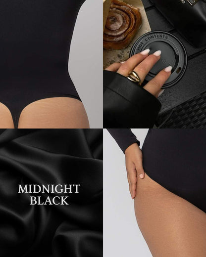 PREMIUM InvisiShape | Eco 🌱 Shaping Body mit langen Armen & Rollkragen