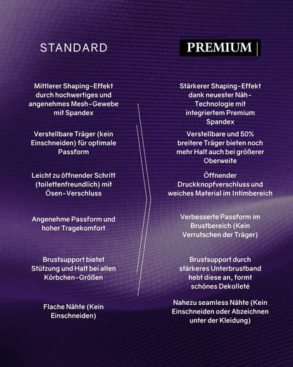 PREMIUM InvisiShape | Eco 🌱 Shaping Body mit langen Armen & Rollkragen