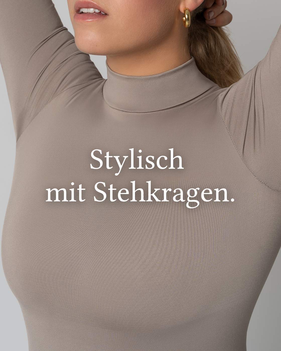 PREMIUM InvisiShape | Eco 🌱 Shaping Body mit langen Armen & Rollkragen