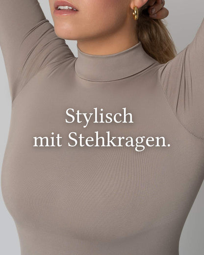 PREMIUM InvisiShape | Eco 🌱 Shaping Body mit langen Armen & Rollkragen