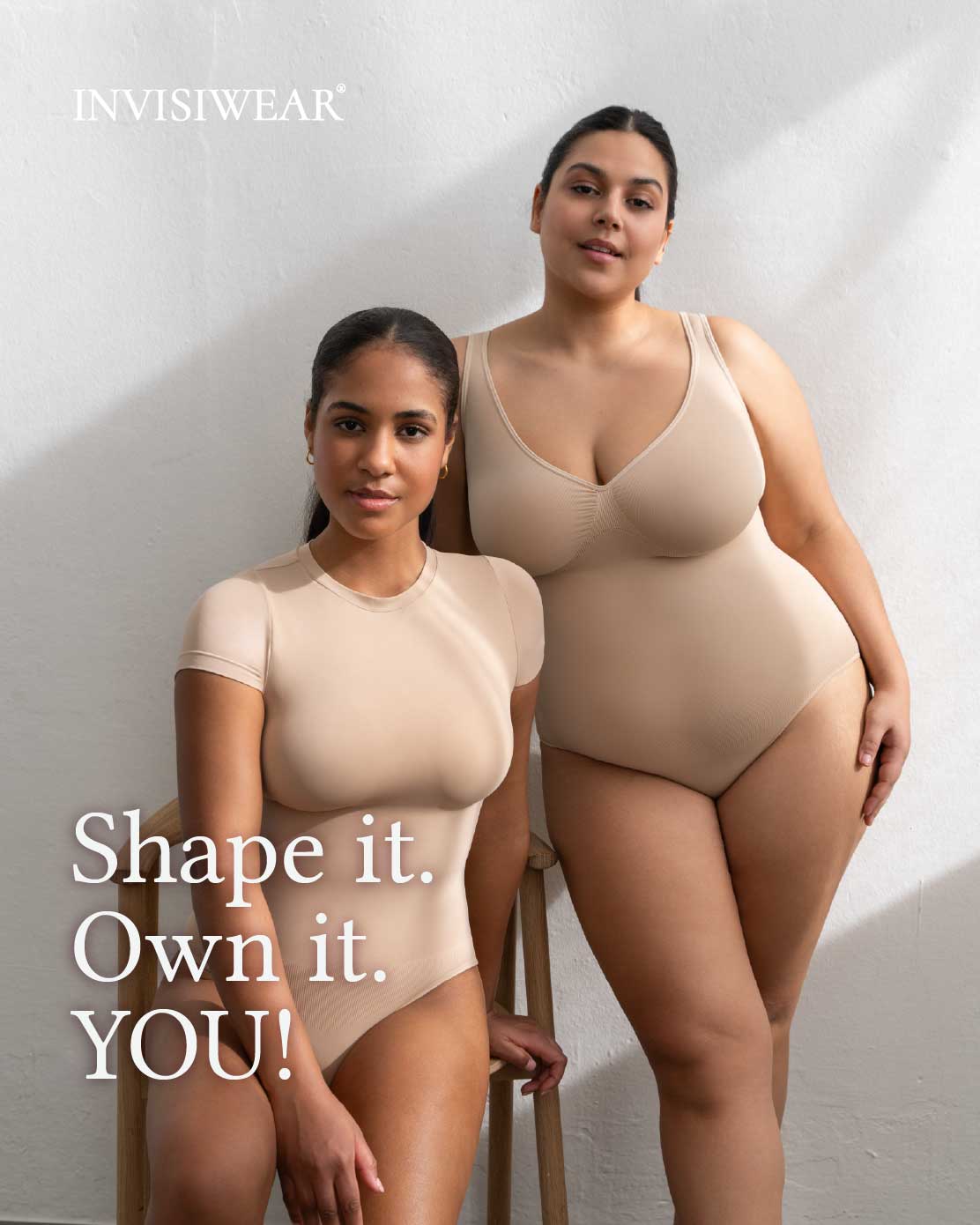 PREMIUM | Shapewear Panty Bodysuit | Extra wide straps | Medium Shape