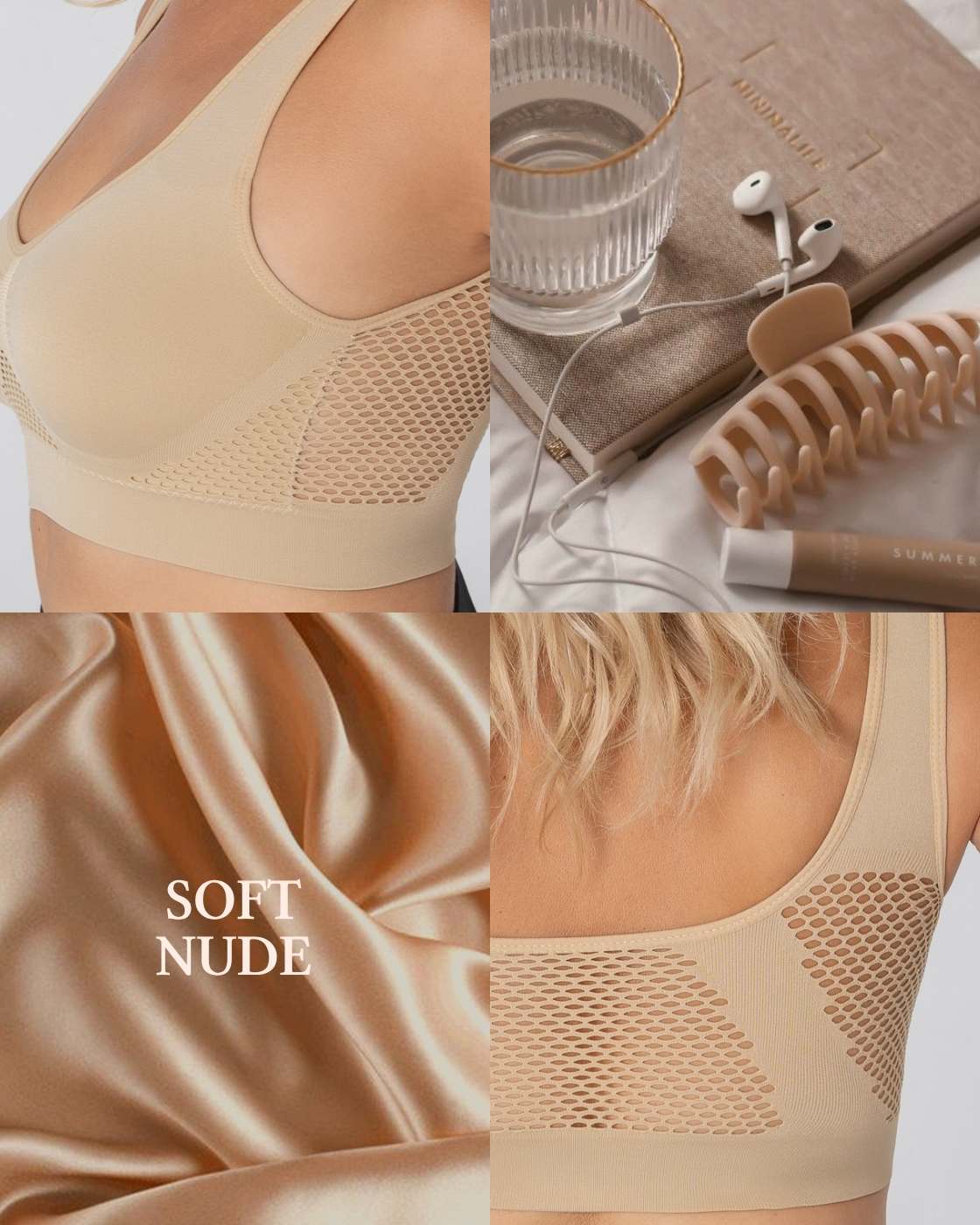 InvisiBra "Air" - Comfortable Wireless Sports Bra