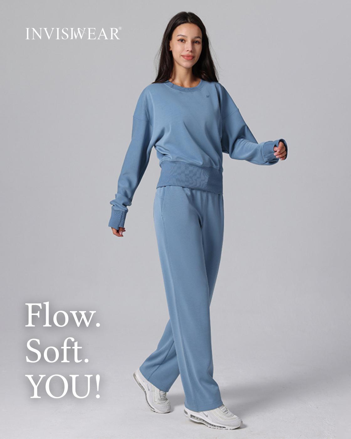 Loungewear - Hose mit ausgestelltem Bein