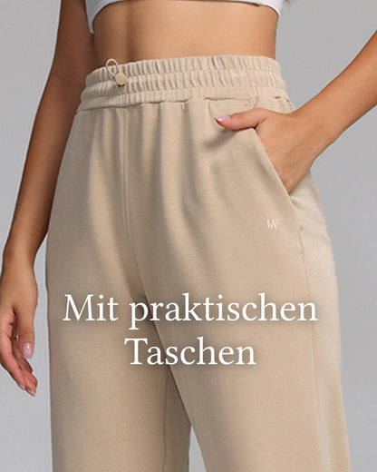 Loungewear - Hose mit ausgestelltem Bein