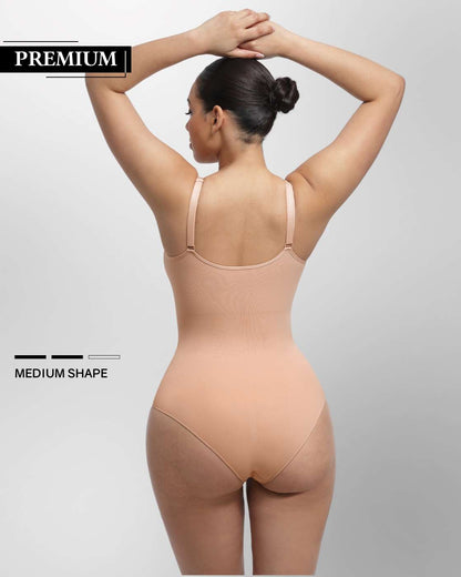 PREMIUM Body mit Panty und breiteren Trägern