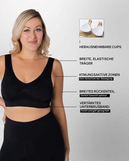 InvisiBra "Air" - Comfortable Wireless Sports Bra
