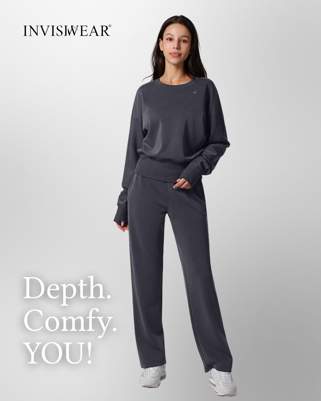 Loungewear - Hose mit ausgestelltem Bein
