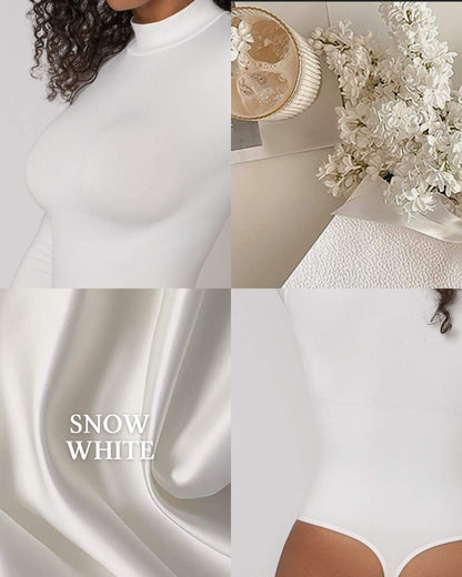 PREMIUM InvisiShape | Eco 🌱 Shaping Body mit langen Armen & Rollkragen