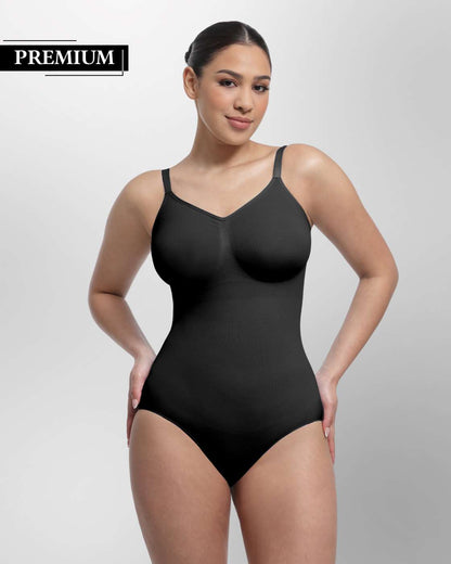 PREMIUM Body mit Panty und breiteren Trägern