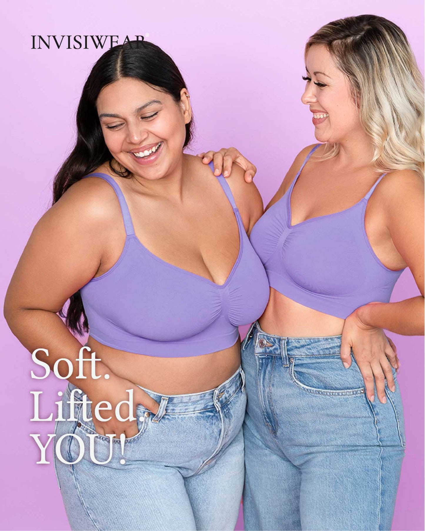 InvisiBra "Soft" - Wireless Slip-On Bra