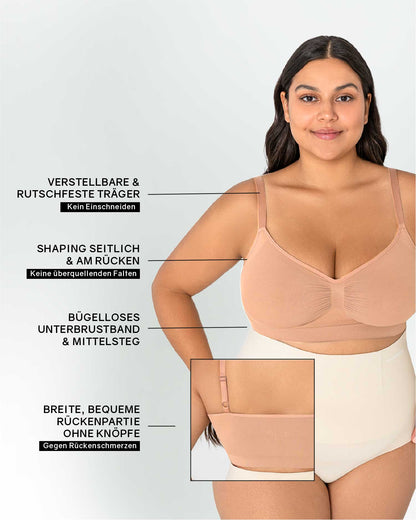 InvisiBra "Soft" - Wireless Slip-On Bra