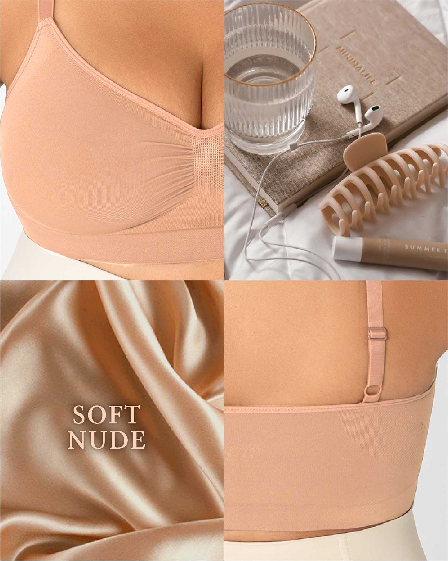 InvisiBra "Soft" - Wireless Slip-On Bra