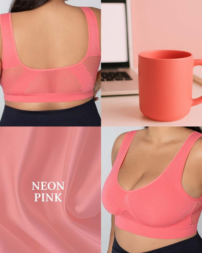 InvisiBra "Air" - Comfortable Wireless Sports Bra