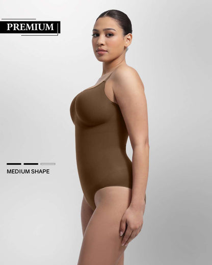 PREMIUM Body mit Panty und breiteren Trägern