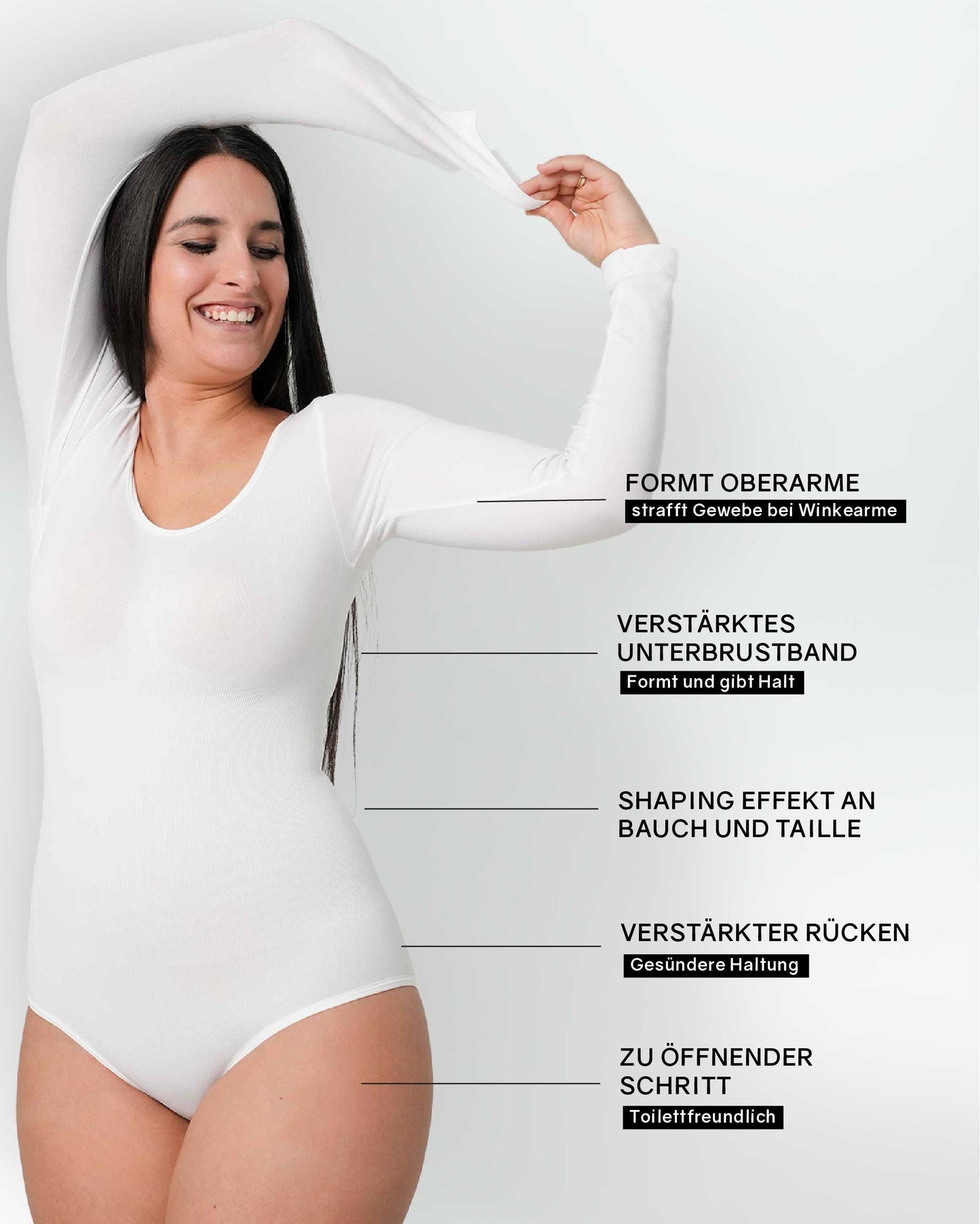 InvisiShape - Shaping Body lange Arme