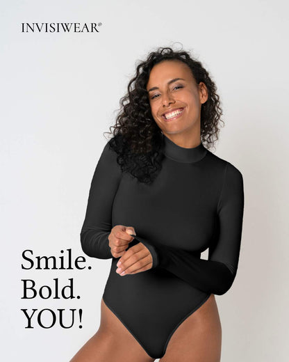PREMIUM InvisiShape | Eco 🌱 Shaping Body mit langen Armen & Rollkragen