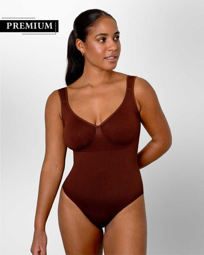 PREMIUM | Shapewear Panty Bodysuit | Extra wide straps | Medium Shape
