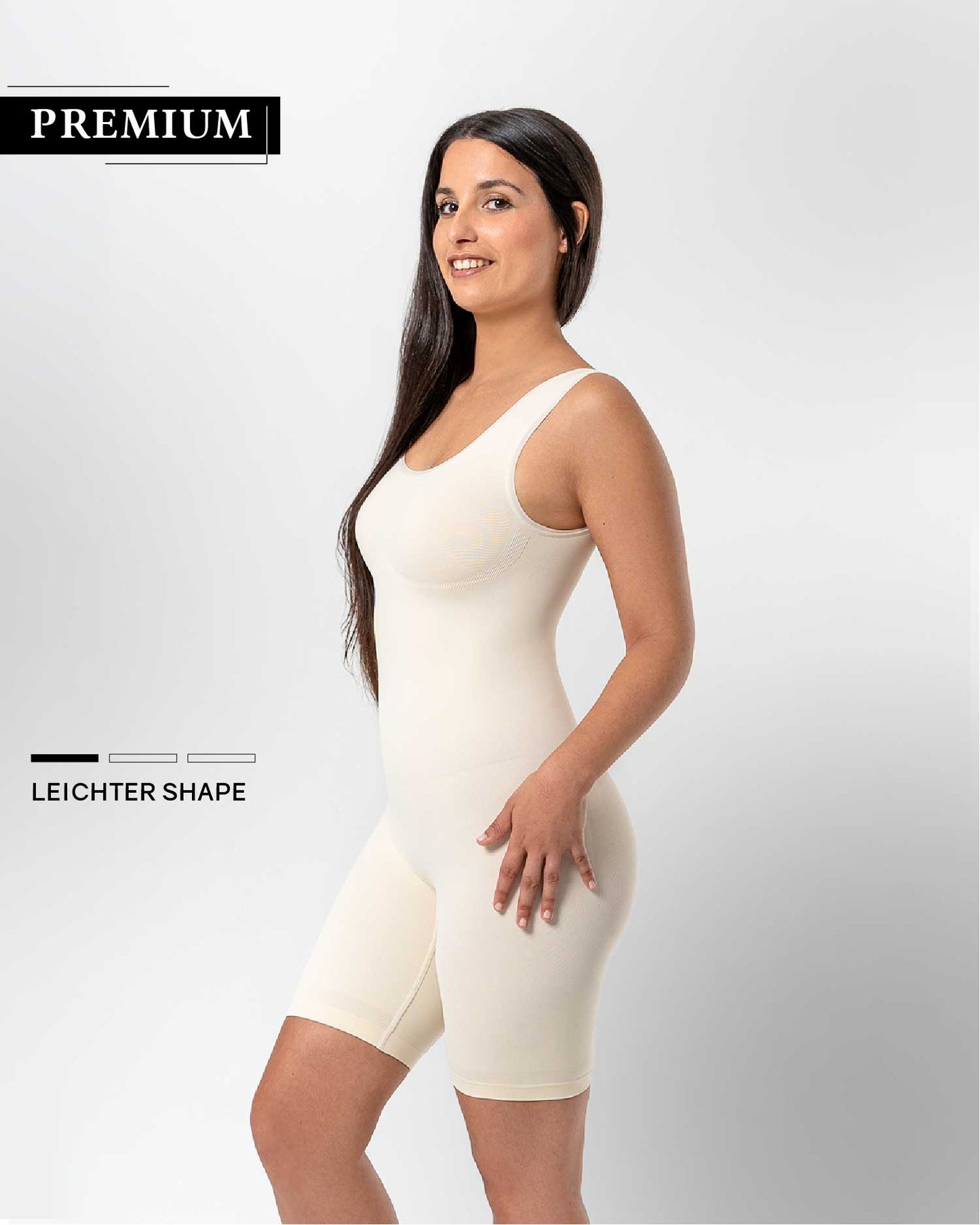 PREMIUM | Shapewear Shorts Bodysuit | extra wide straps | Eco 🌱