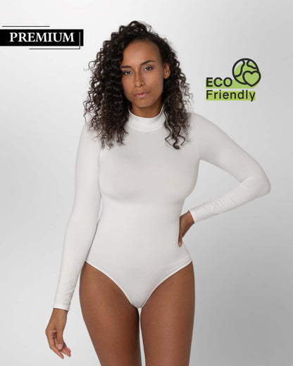 PREMIUM InvisiShape | Eco 🌱 Shaping Body mit langen Armen & Rollkragen