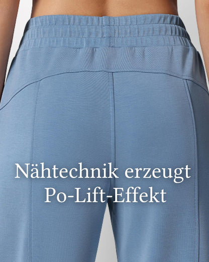 Loungewear - Hose mit ausgestelltem Bein