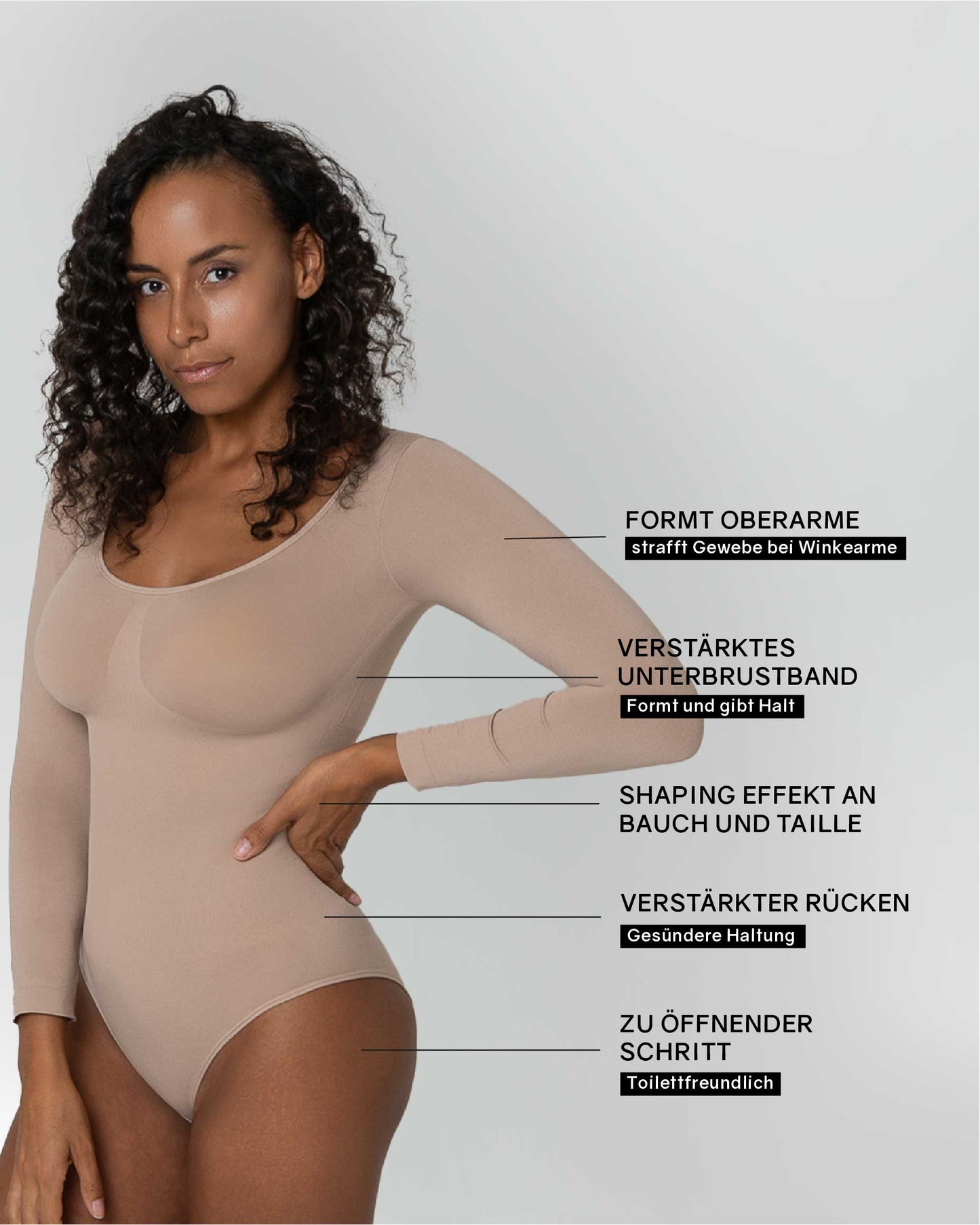 InvisiShape - Shaping Body lange Arme