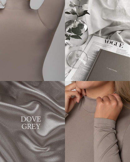 PREMIUM InvisiShape | Eco 🌱 Shaping Body mit langen Armen & Rollkragen