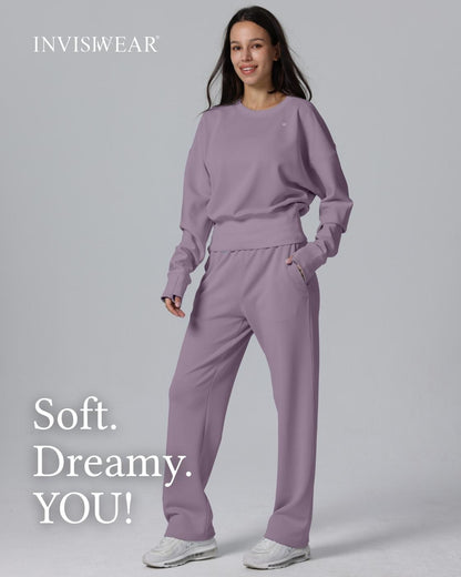 Loungewear - Hose mit ausgestelltem Bein