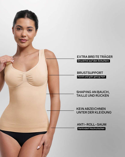 Premium Shaping Top with Wide Straps