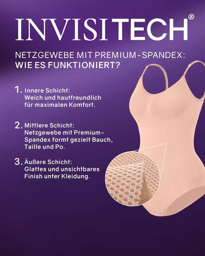 PREMIUM InvisiShape | Eco 🌱 Shaping Body mit langen Armen & Rollkragen